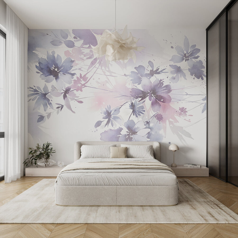 Aquarel van bloemen