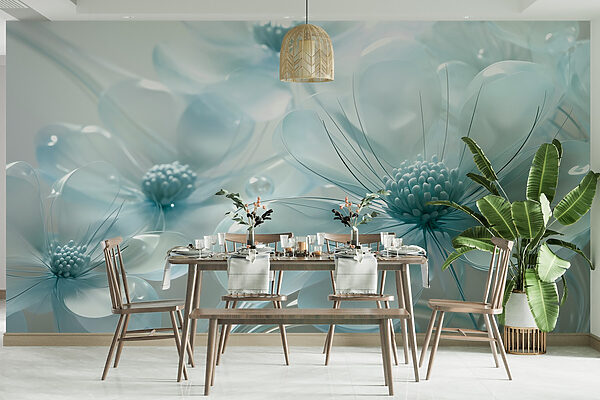 Delicate bloemen met zachte pasteltinten Delicate bloemen met zachte pasteltinten
