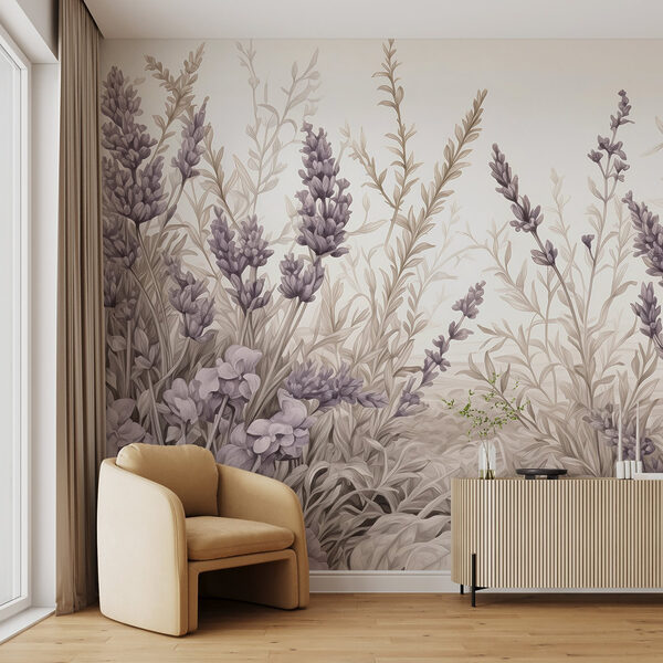 Delicate lavendel bloeit in harmonie. Delicate lavendel bloeit in harmonie.