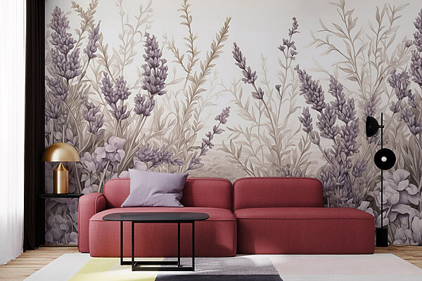 Delicate lavendel bloeit in harmonie. Delicate lavendel bloeit in harmonie.
