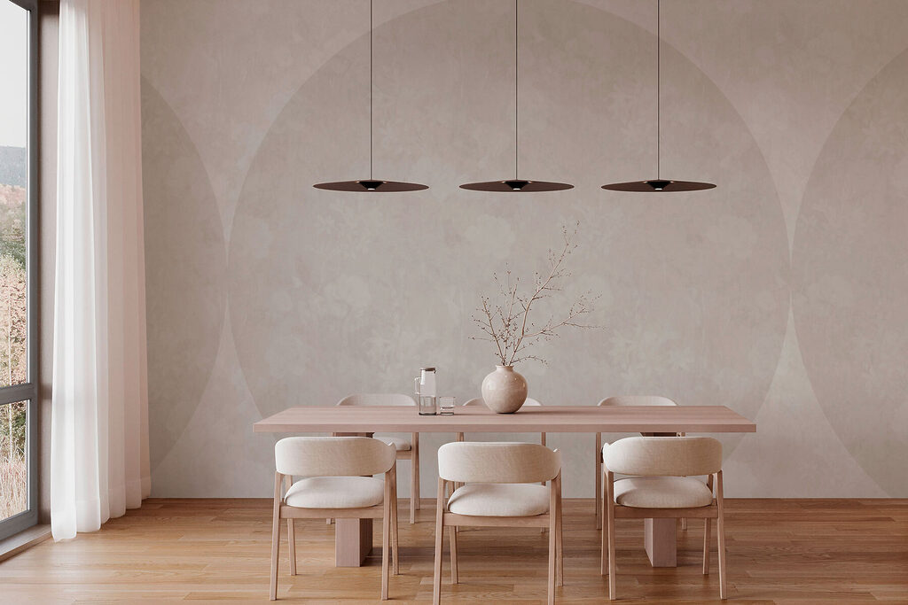 White circle with flowers White circle with flowers