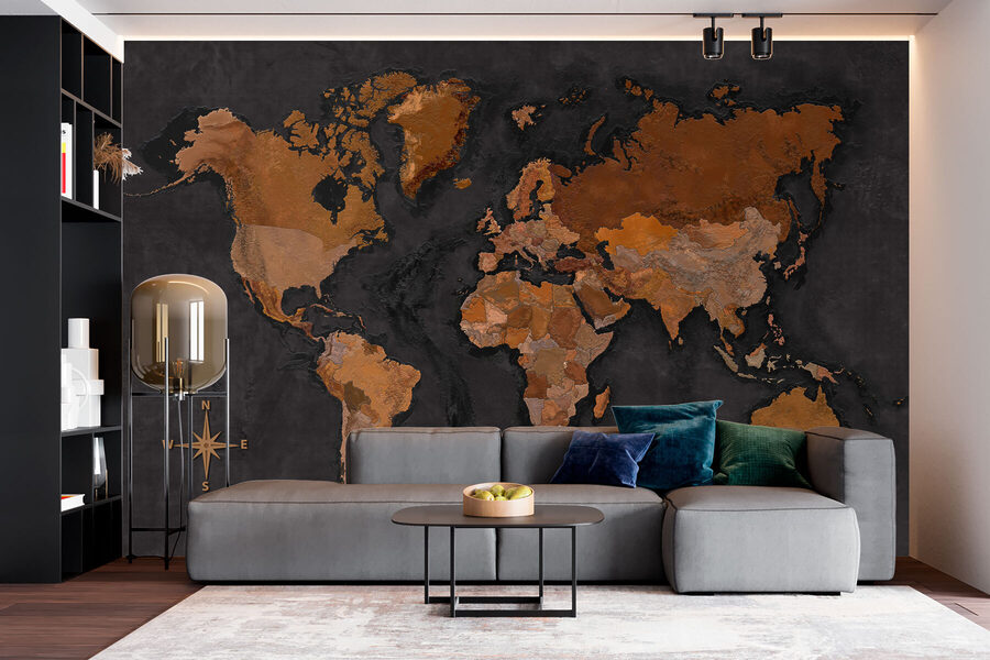 Kaart van de wereld Kaart van de wereld