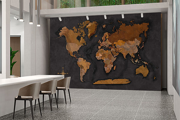 Kaart van de wereld Kaart van de wereld