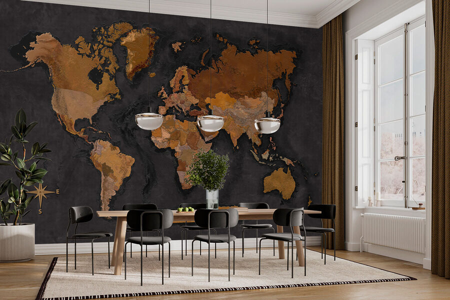 Kaart van de wereld Kaart van de wereld