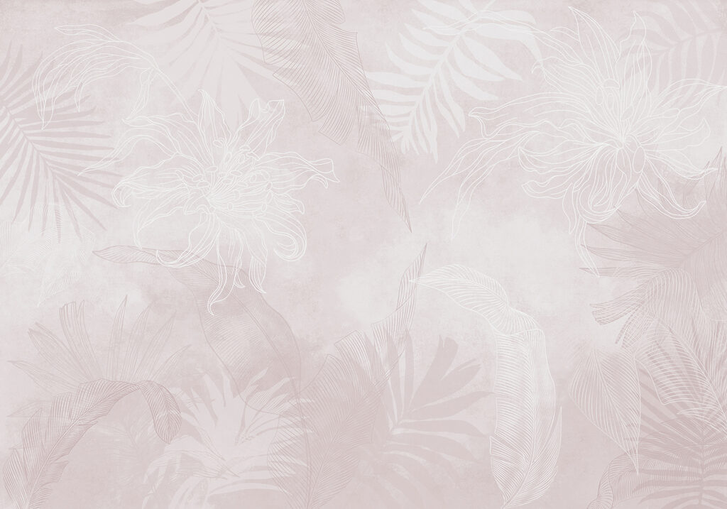 Wit en roze bloemenpatroon Wit en roze bloemenpatroon