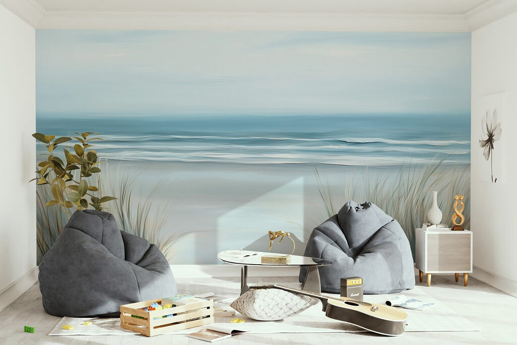 Strand met gras en golven w02869pig17r 1024x683 - Strand met gras en golven