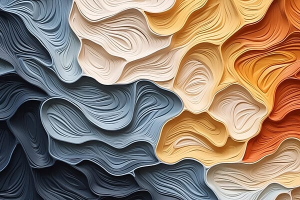 Vloeiende kleuren in abstract ontwerp Vloeiende kleuren in abstract ontwerp