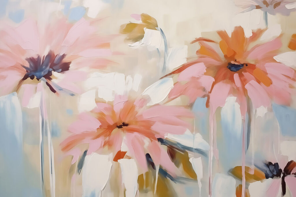 Schilderen van bloemen Schilderen van bloemen