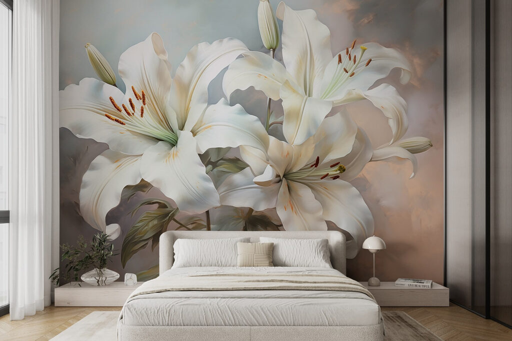 Delicate blooms in gentle hues Delicate blooms in gentle hues