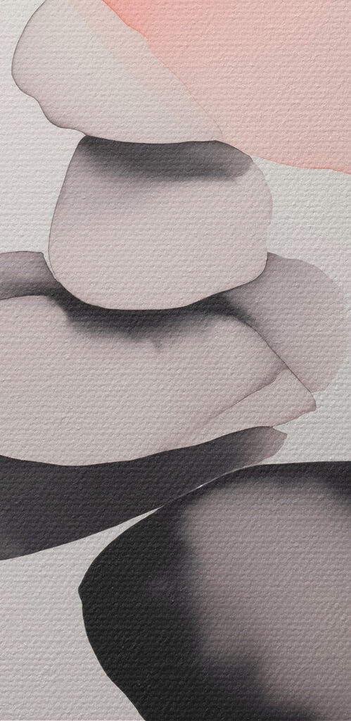 Balanced stones with soft hues Balanced stones with soft hues