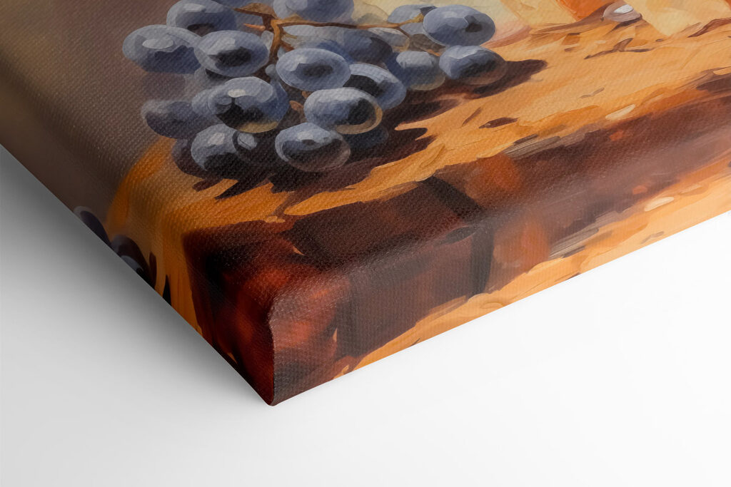 Glass of wine and cheese on a table Glass of wine and cheese on a table