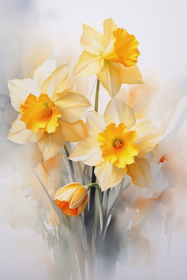 Groep gele en witte bloemen Groep gele en witte bloemen