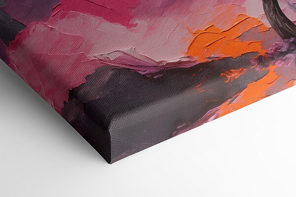 Schilderij van een boom met verschillende kleuren Schilderij van een boom met verschillende kleuren