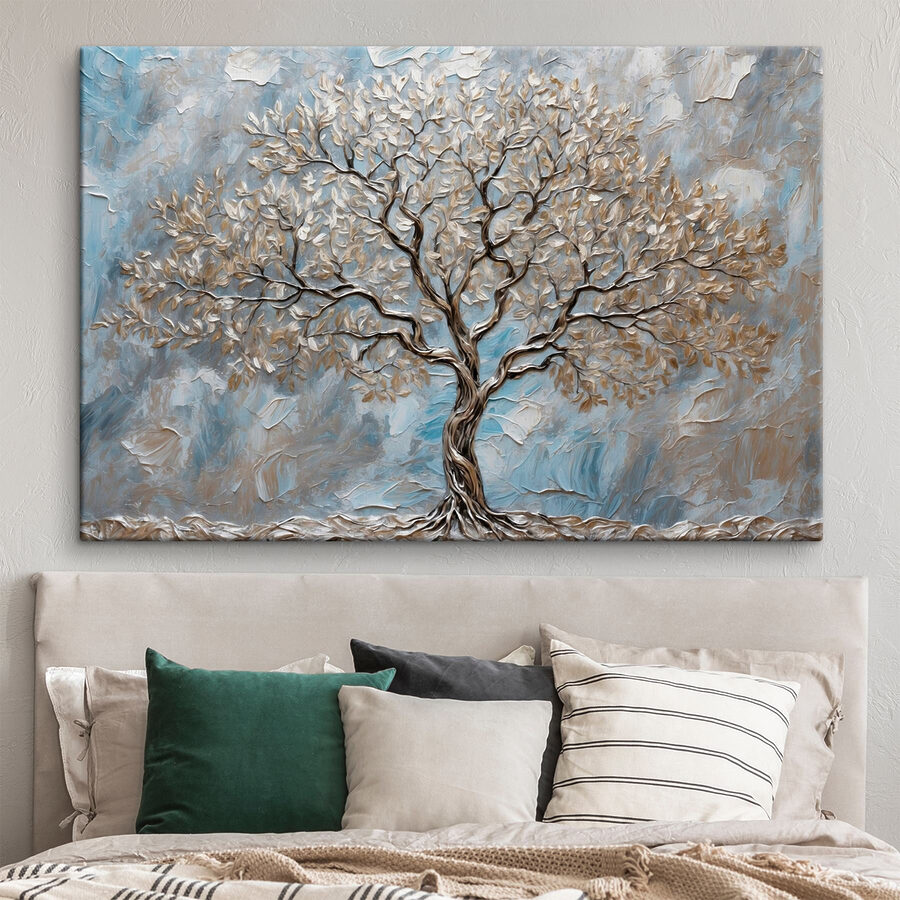 Schilderij van een boom