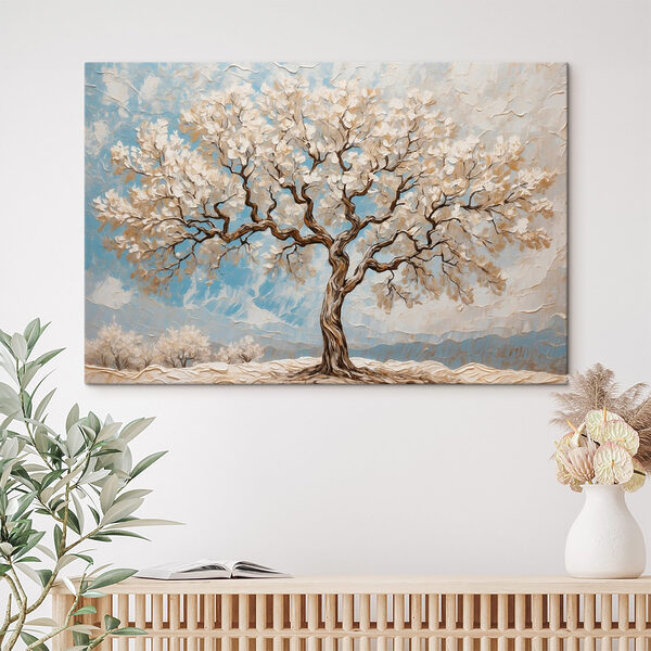 Schilderij van een boom Schilderij van een boom