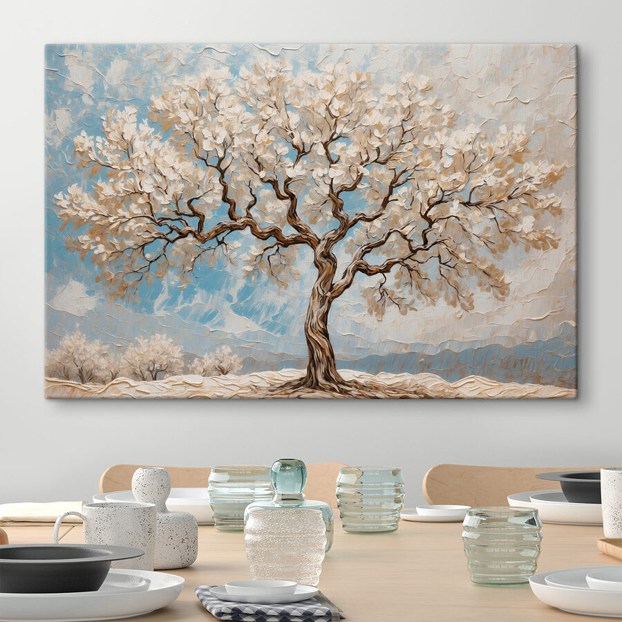 Schilderij van een boom Schilderij van een boom