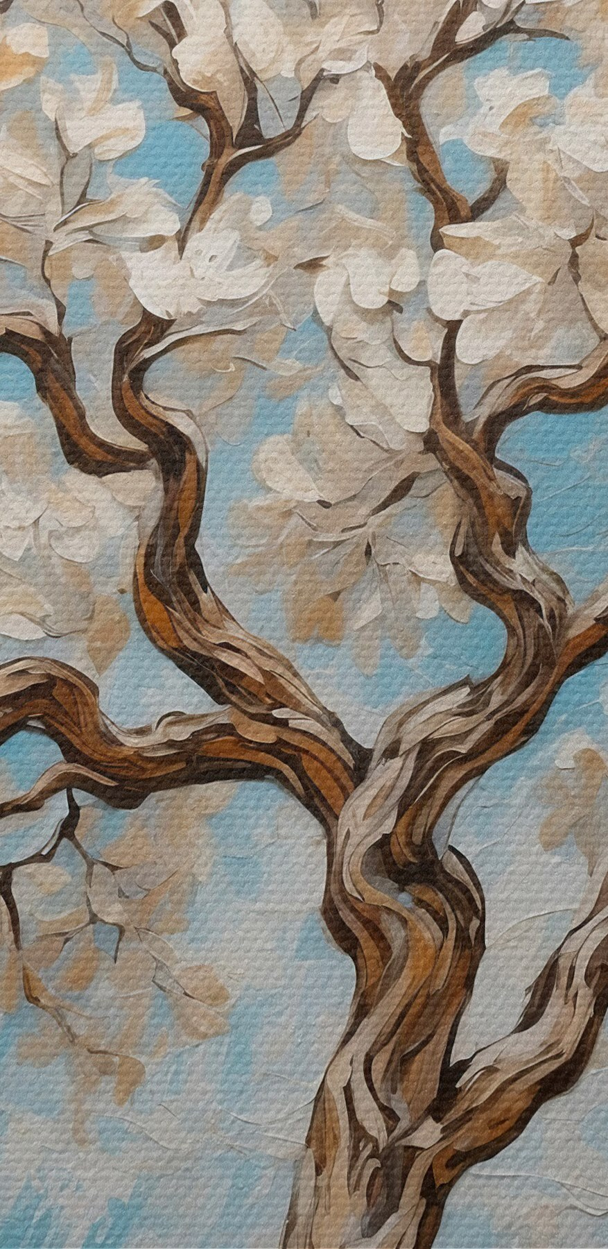 Schilderij van een boom Schilderij van een boom
