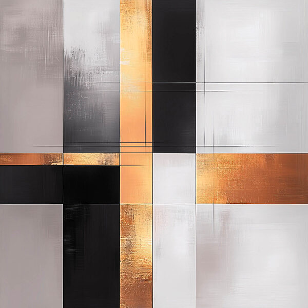 Abstracte lijnen in warme kleuren Abstracte lijnen in warme kleuren