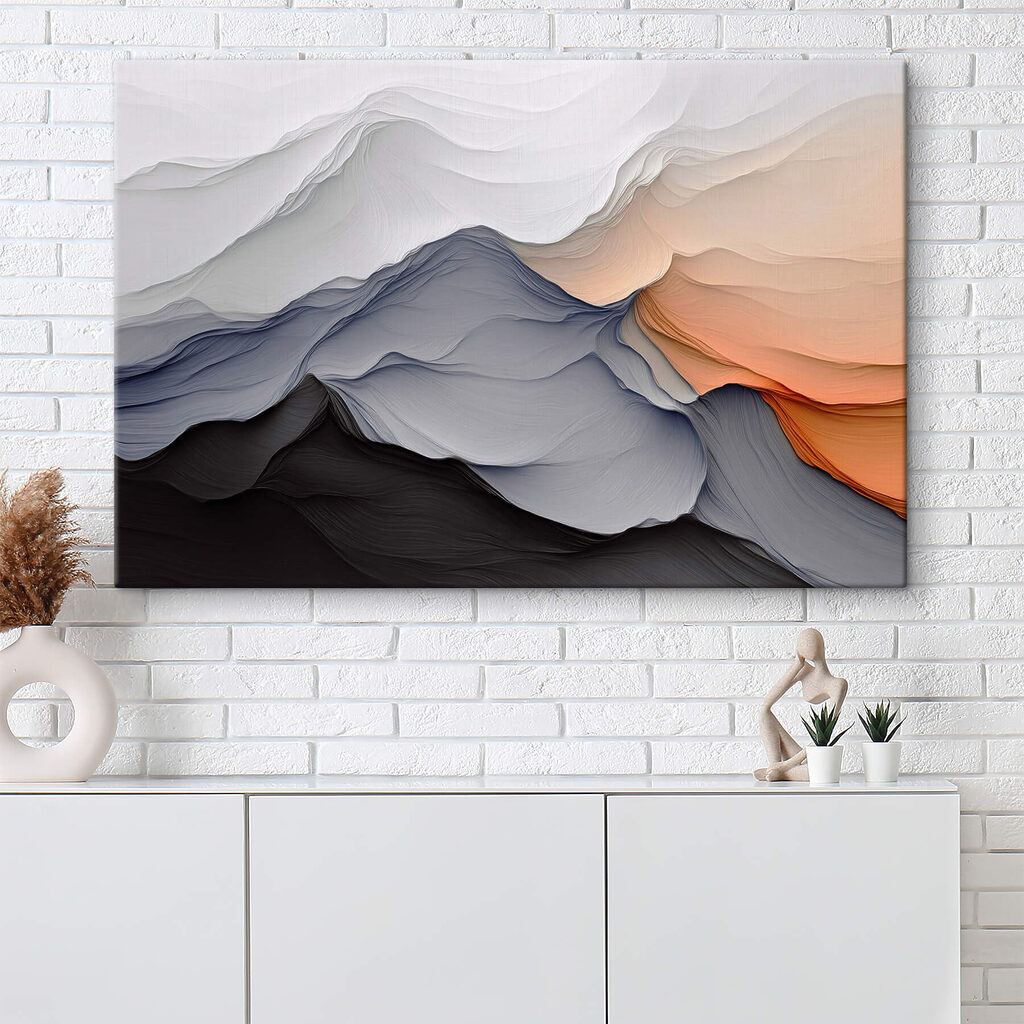 White and black mountains