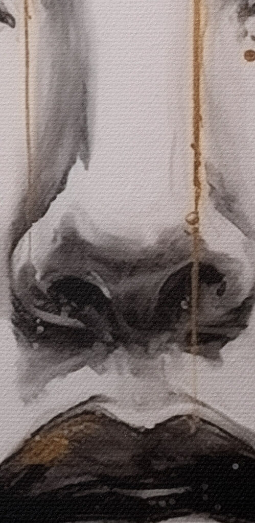 Ethereal beauty in abstract expression