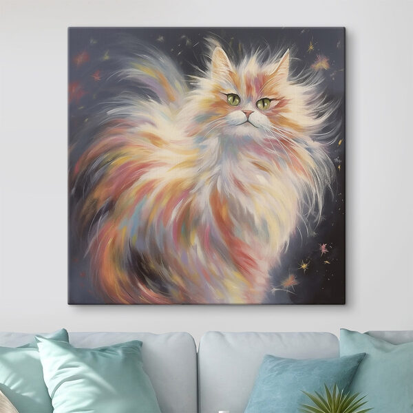 Kat met lang haar Kat met lang haar