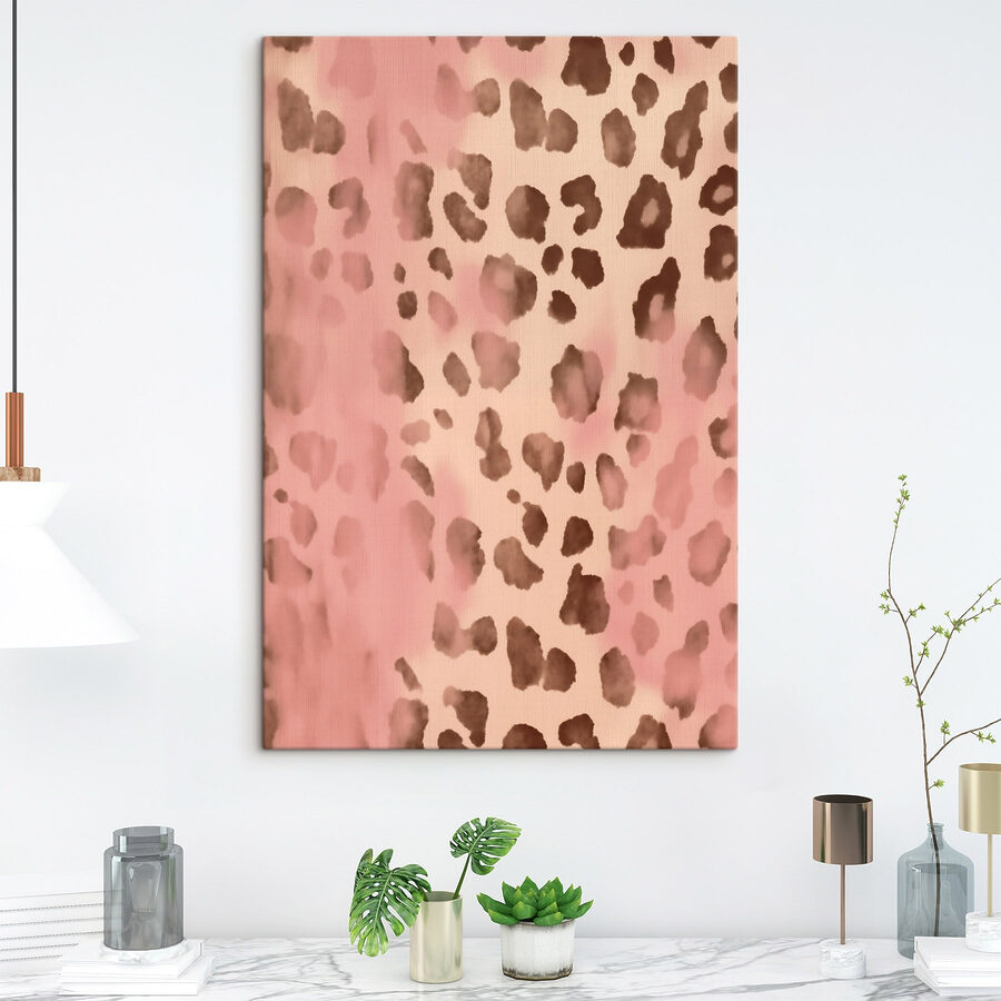 Roze en bruin gevlekte dierenhuid