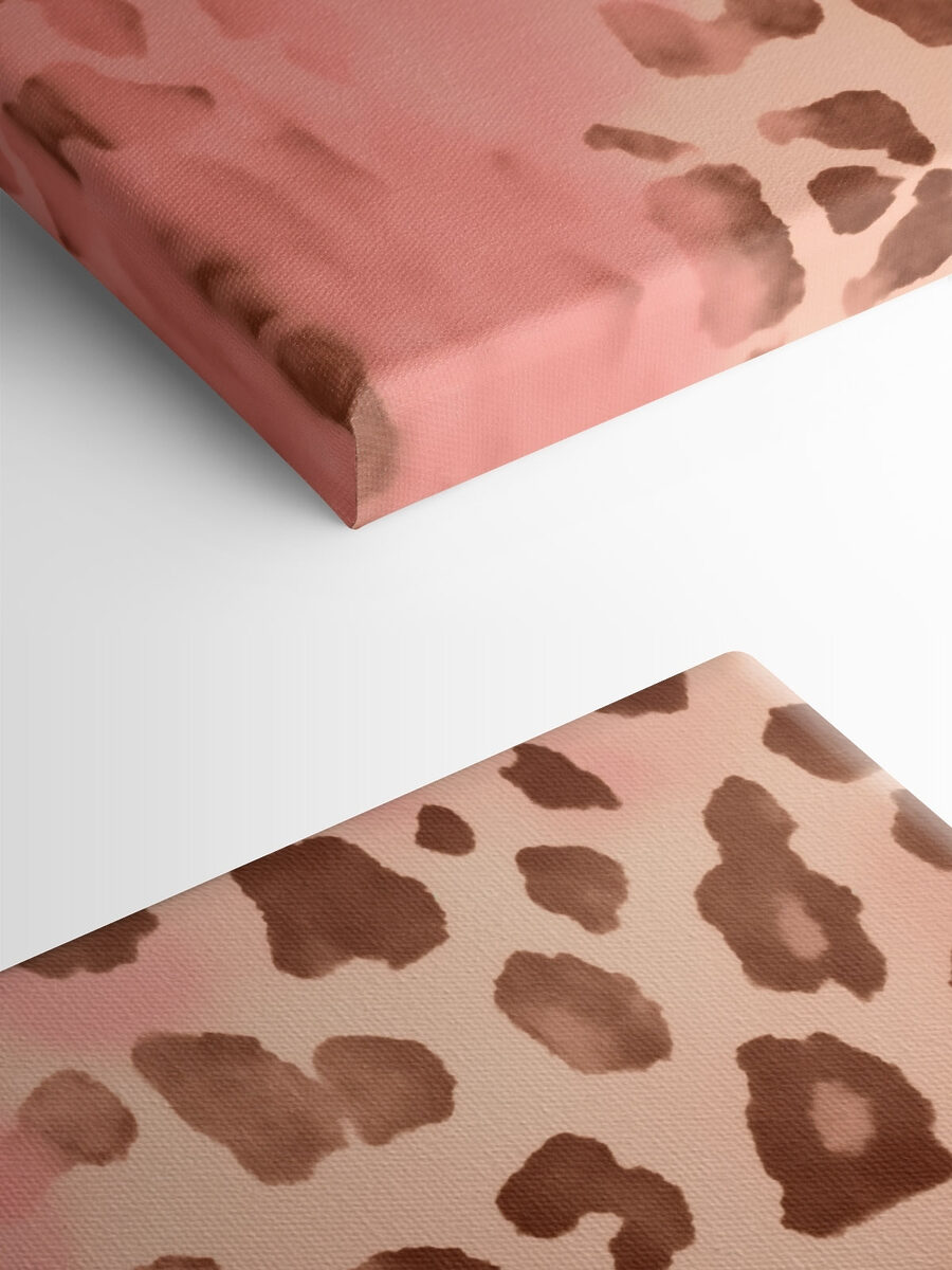 Roze en bruin gevlekte dierenhuid