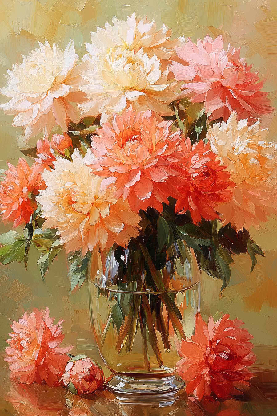 Prachtige bloemen in levendige kleuren