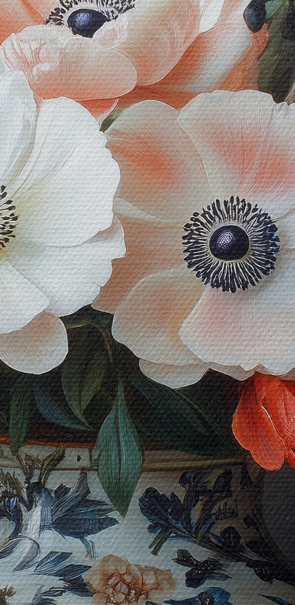 Vaas met bloemen erin Vaas met bloemen erin
