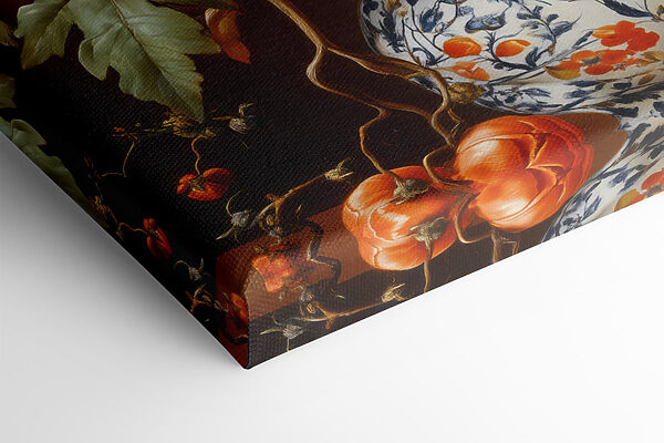 Schilderij van bloemen in een vaas Schilderij van bloemen in een vaas