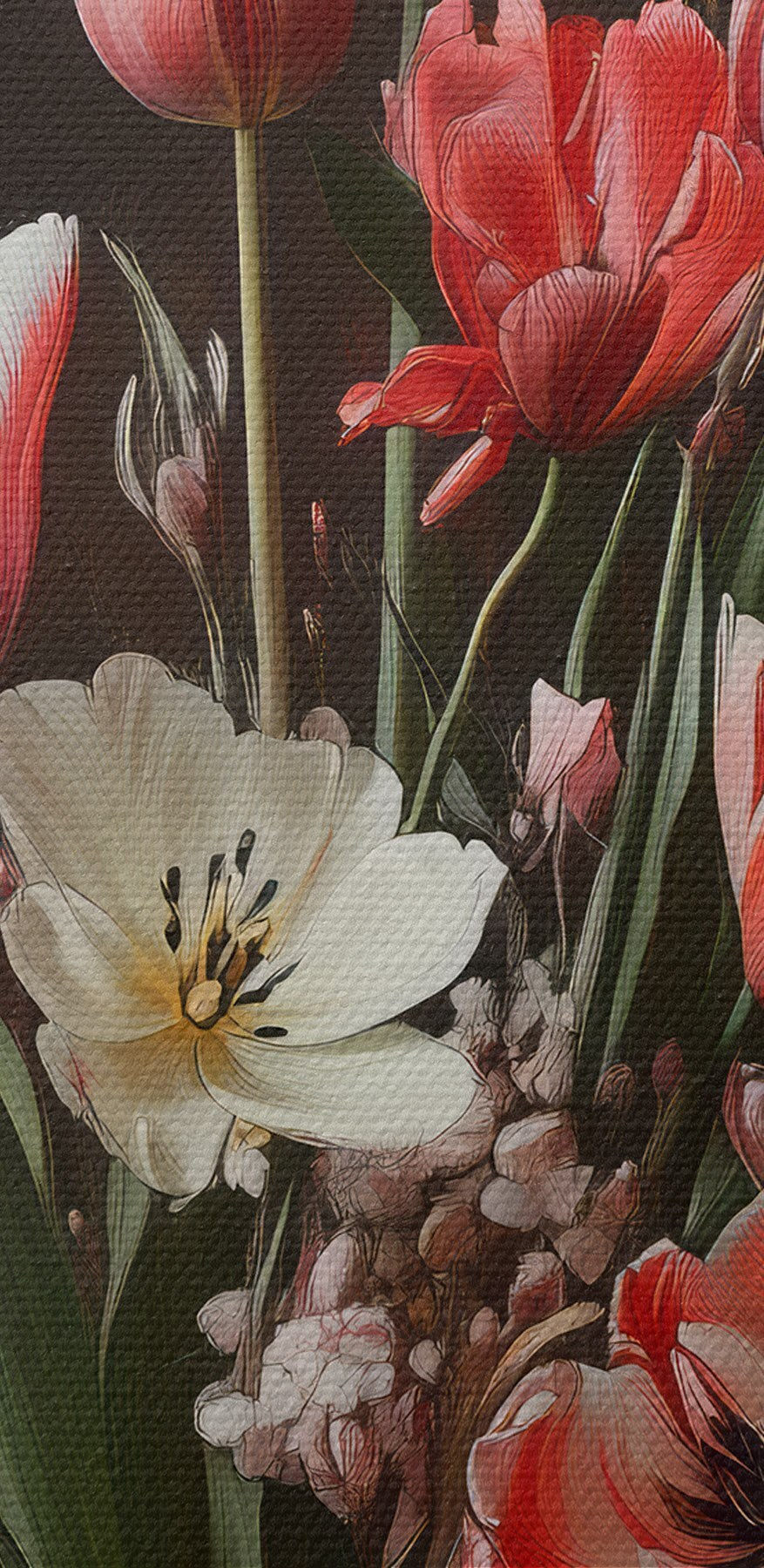 Boeket bloemen in een vaas