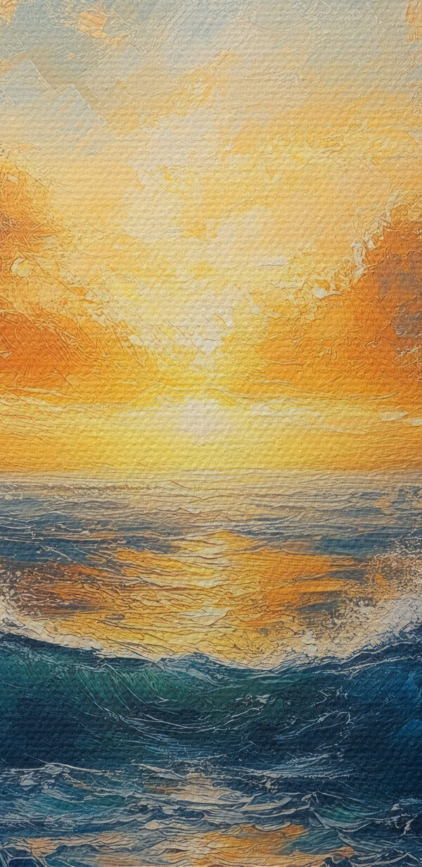 Zonsondergang over de oceaan Zonsondergang over de oceaan