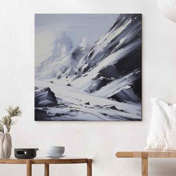 Besneeuwde bergketen Besneeuwde bergketen