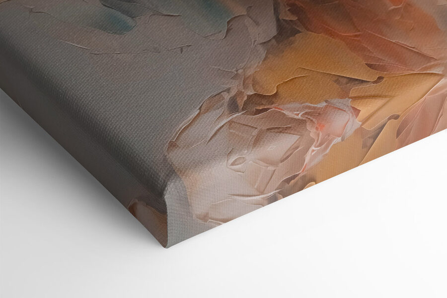Vrouw’s gezicht bedekt met gescheurd papier Vrouw’s gezicht bedekt met gescheurd papier
