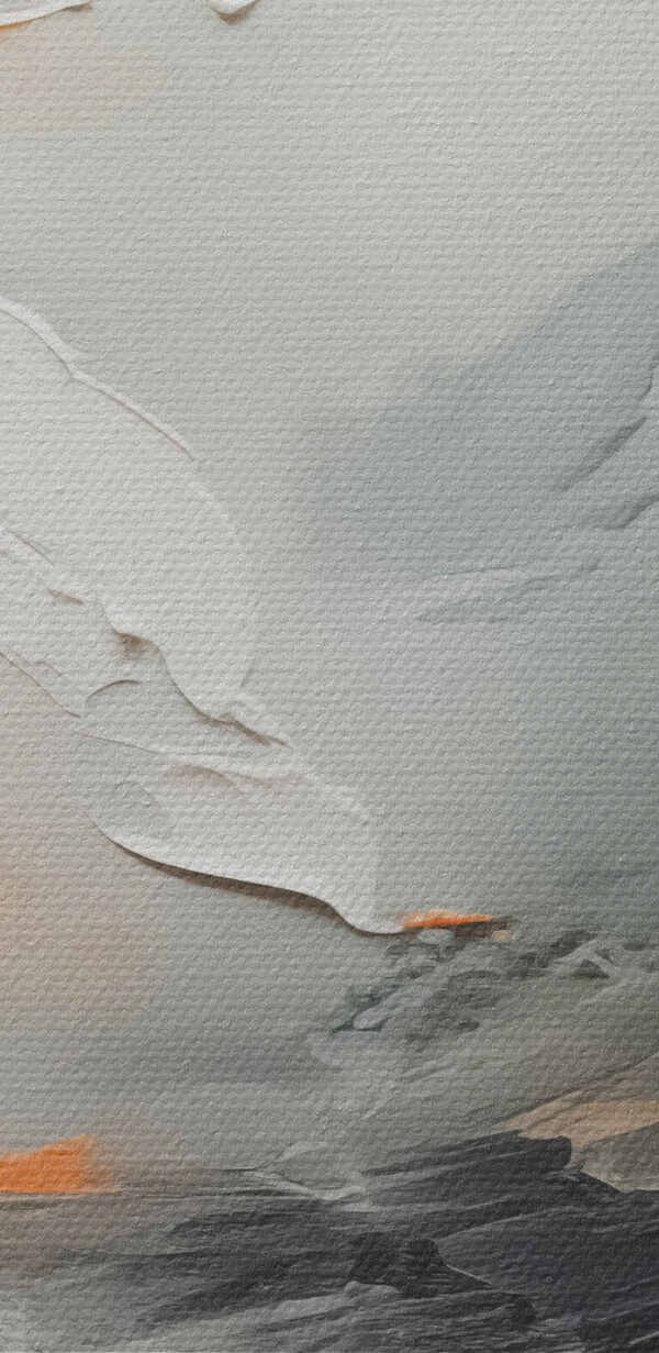 Schilderij van een berg Schilderij van een berg