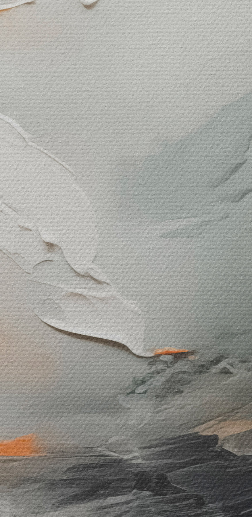 Schilderij van een berg