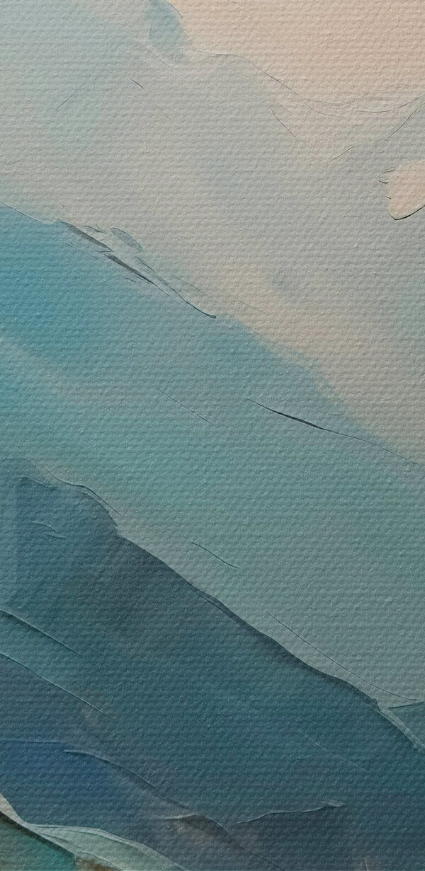 Schilderij van een bergketen Schilderij van een bergketen
