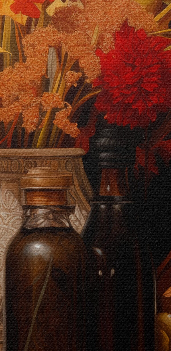 Stilleven met fruit en bloemen Stilleven met fruit en bloemen