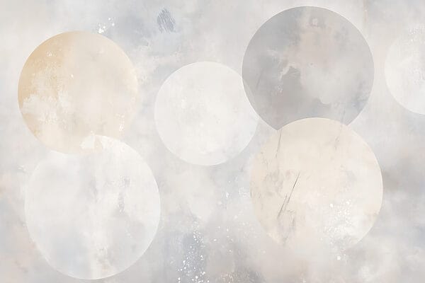 Witte en grijze cirkels Witte en grijze cirkels