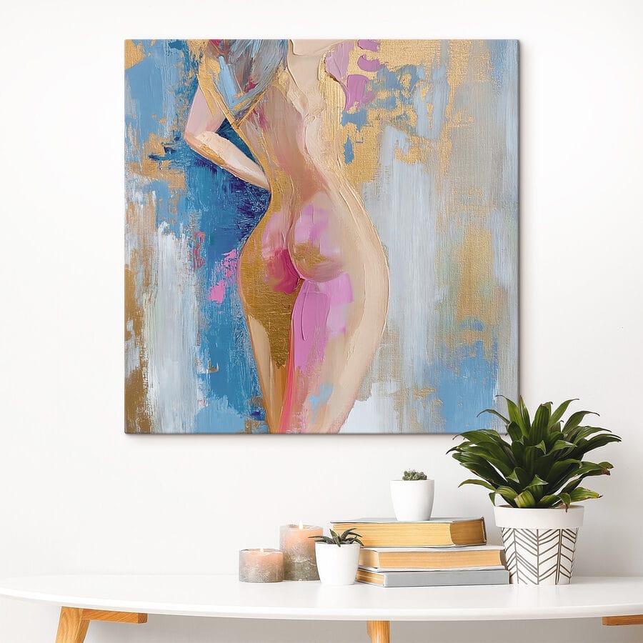 Schilderij van een vrouw