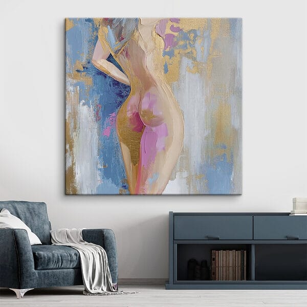 Schilderij van een vrouw Schilderij van een vrouw