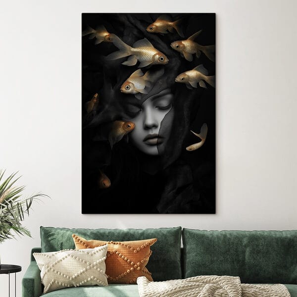 Etherische harmonie met zwemmende dromen Etherische harmonie met zwemmende dromen