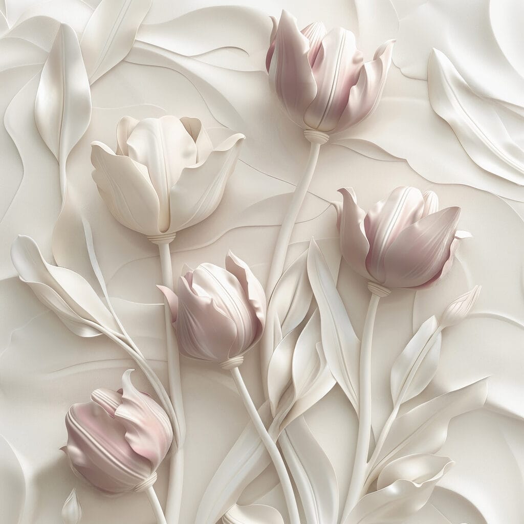 Group of white flowers Group of white flowers