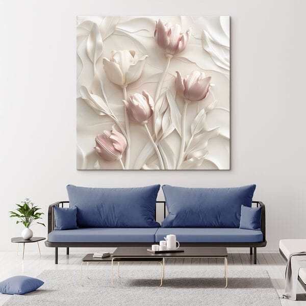 Groep witte bloemen Groep witte bloemen