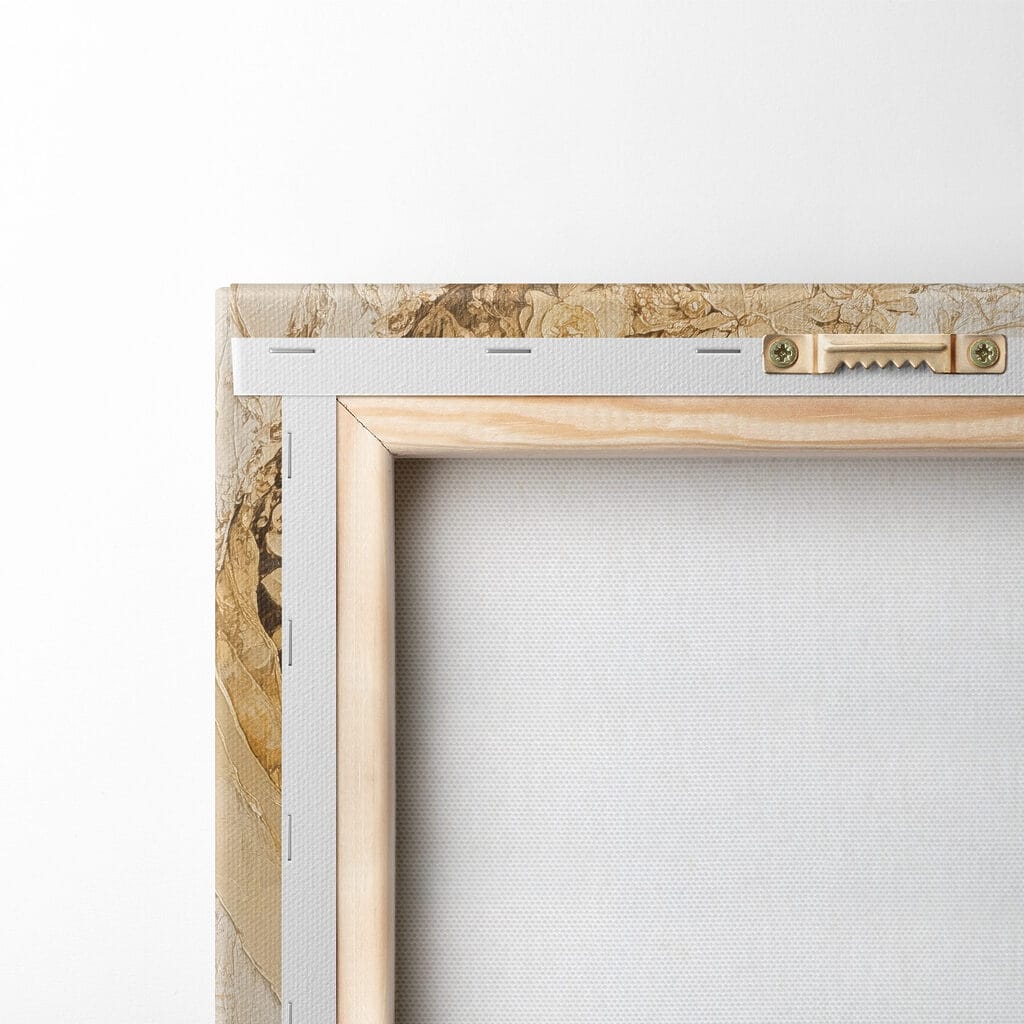 Painting of a woman with flowers in her hair