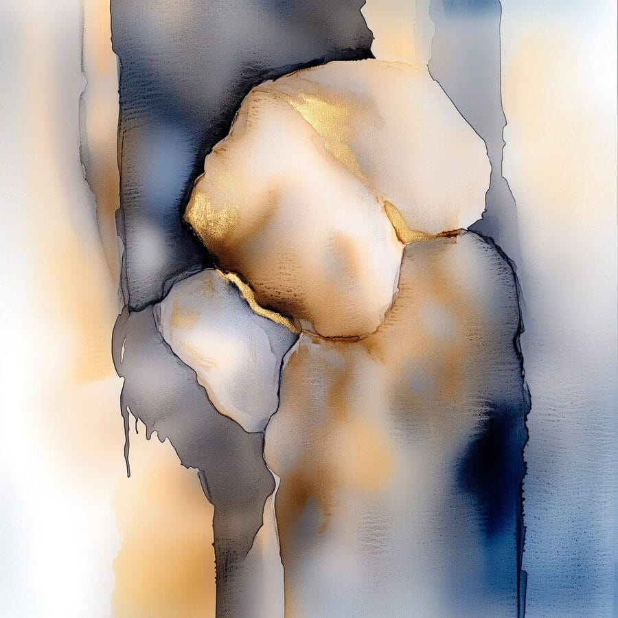 Schilderij van een persoon’s gezicht Schilderij van een persoon’s gezicht