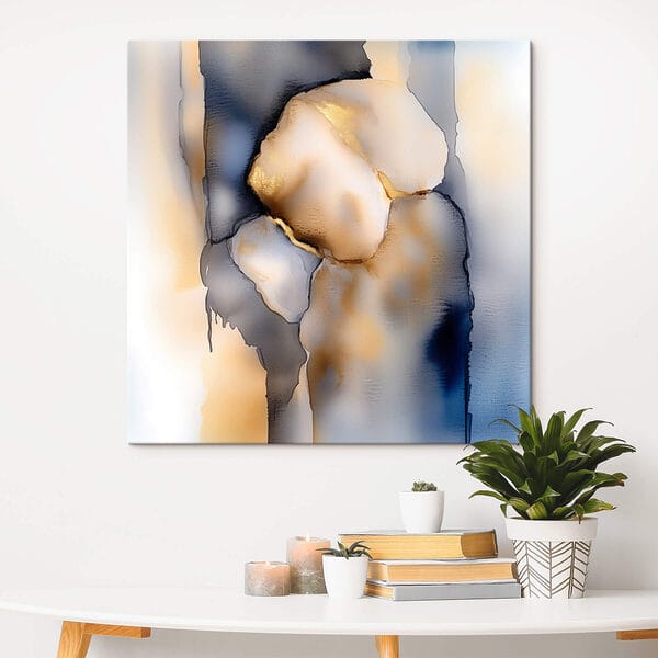 Schilderij van een persoon’s gezicht Schilderij van een persoon’s gezicht