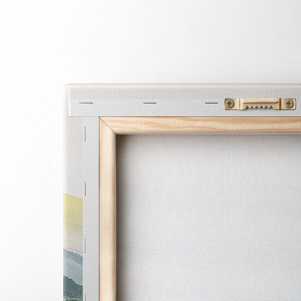 Schilderij van wijnglazen en druiven op een tafel voor een wijngaard Schilderij van wijnglazen en druiven op een tafel voor een wijngaard