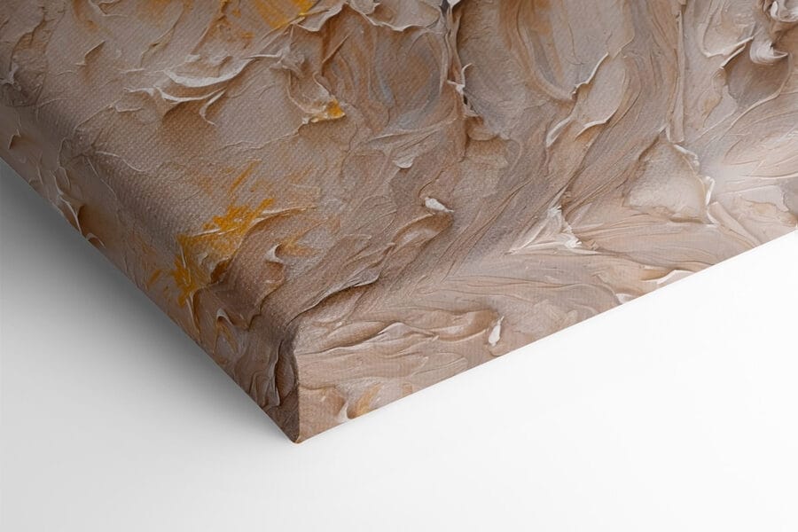 Canvas Schilderijen Abstracte textuur in zachte tinten. - Afbeelding 5