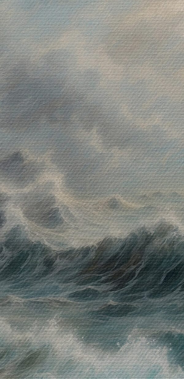 Schilderij van golven in de oceaan Schilderij van golven in de oceaan